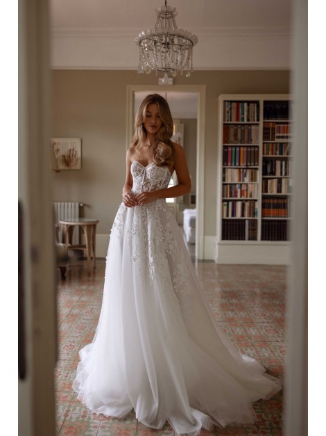 abito da sposa cynthia Bloom 2025 - Tina Valerdi