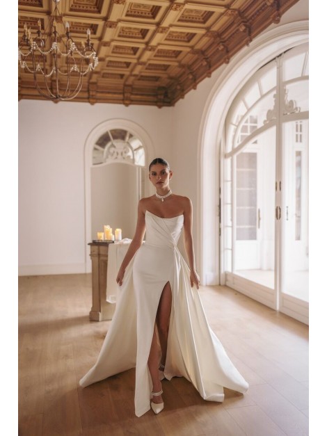 abito da sposa 2025 sergine White Gemini Collection - Wona