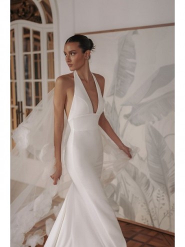 abito da sposa 2025 leonie White Gemini Collection - Wona