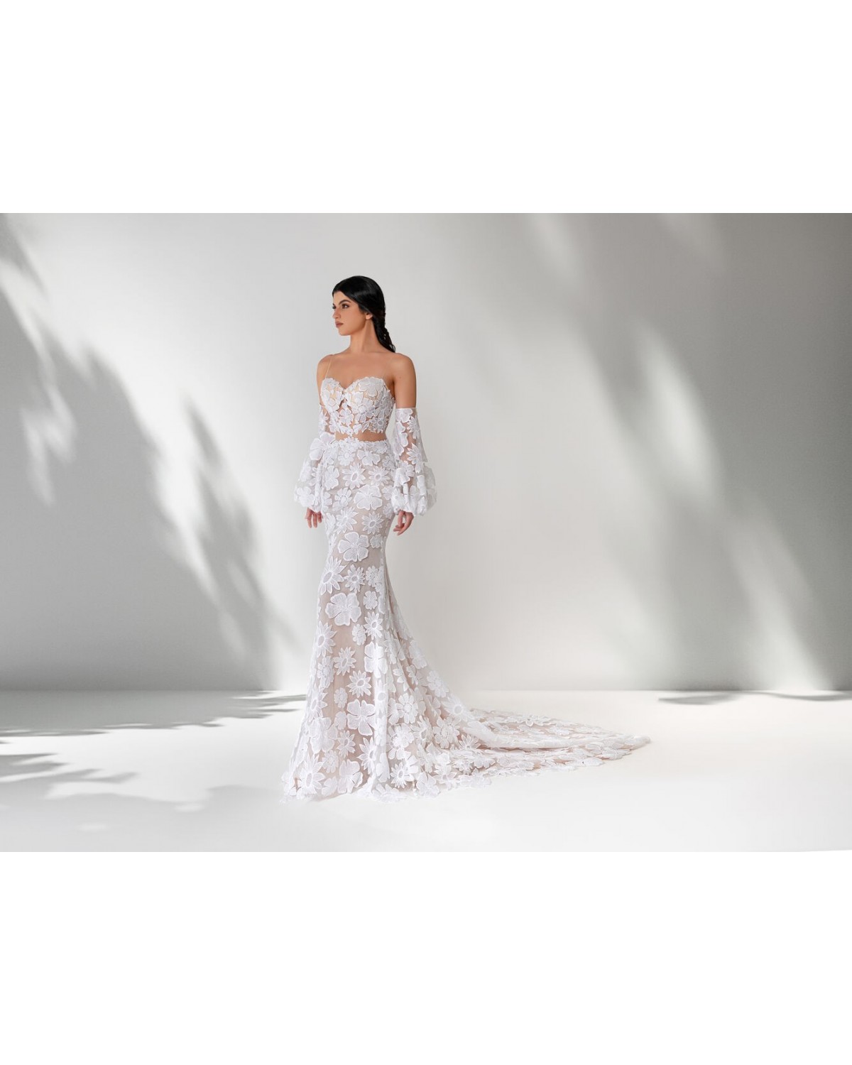 abito da sposa 2023 elegantia - collezione Essenza Siciliana - Claudio Di Mari