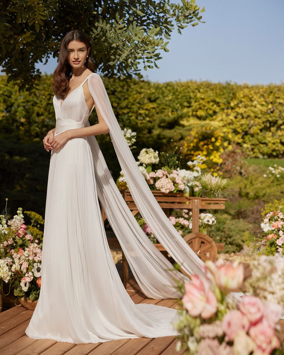 abito da sposa 2023 7105 - Rosa Clarà Couture