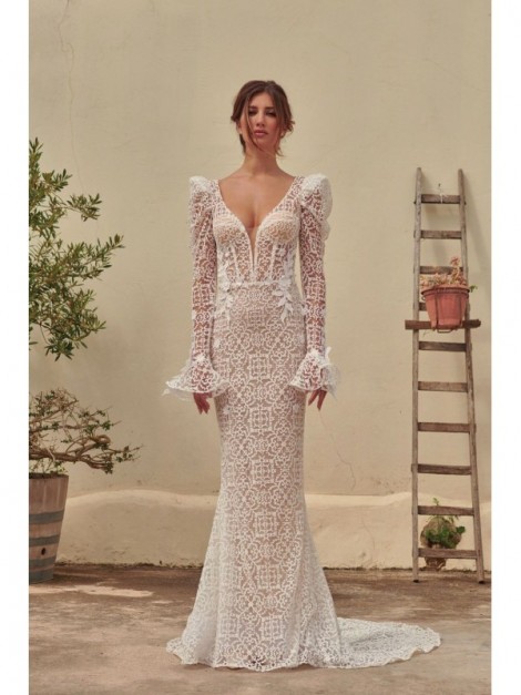 abito da sposa Collezione 2024 Virtù - Claudio Di Mari